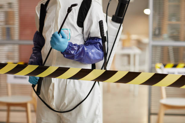 Professional Biohazard technician working in Edgewood, TX